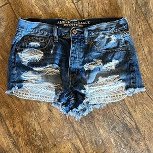 Hi-rise Jean Shorts